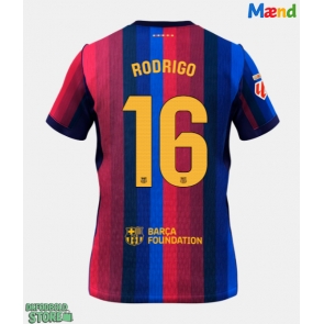 Barcelona Rodri Hernandez #16 Replika Hjemmebanetrøje 2026-27 Kortærmet